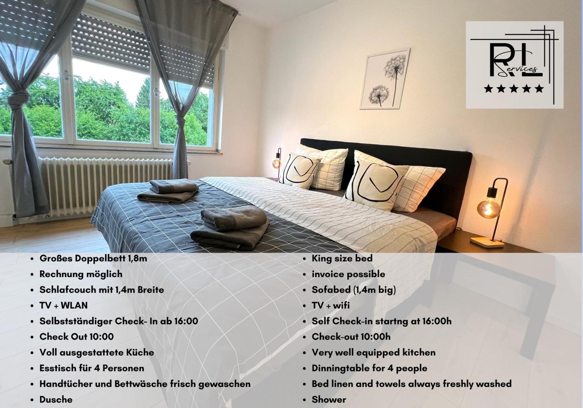 Apartamento One Bed And One Sofa Bed, Self Check In, Invoice Mönchengladbach Exterior foto
